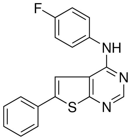 N-(4-FLUOROPHENYL)-6-PHENYLTHIENO(2,3-D)PYRIMIDIN-4-AMINE