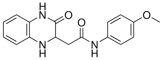 N-(4-METHOXY-PHENYL)-2-(3-OXO-1,2,3,4-TETRAHYDRO-QUINOXALIN-2-YL)-ACETAMIDE