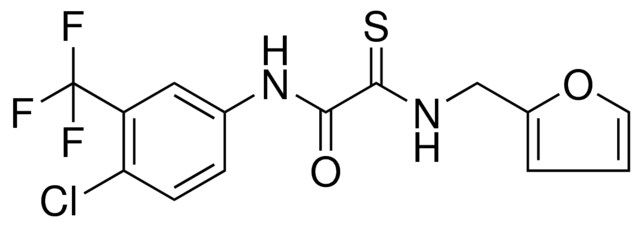 N-(4-CL-3-TRIFLUOROMETHYL-PH)-2-((FURAN-2-YLMETHYL)-AMINO)-2-THIOXO-ACETAMIDE