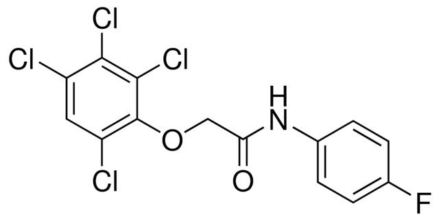 N-(4-FLUOROPHENYL)-2-(2,3,4,6-TETRACHLOROPHENOXY)ACETAMIDE