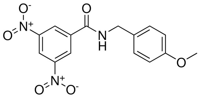 N-(4-METHOXY-BENZYL)-3,5-DINITRO-BENZAMIDE