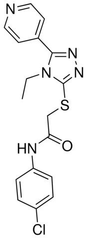 N-(4-CL-PH)-2-((4-ETHYL-5-(4-PYRIDINYL)-4H-1,2,4-TRIAZOL-3-YL)THIO)ACETAMIDE