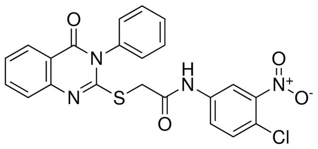 N-(4-CL-3-NITRO-PH)-2-(4-OXO-3-PH-3,4-DIHYDRO-QUINAZOLIN-2-YLSULFANYL)-ACETAMIDE