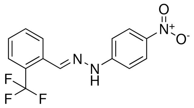 N-(4-NITRO-PHENYL)-N'-(2-TRIFLUOROMETHYL-BENZYLIDENE)-HYDRAZINE