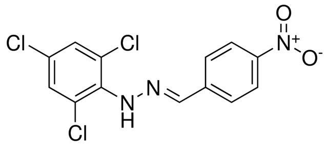 N-(4-NITRO-BENZYLIDENE)-N'-(2,4,6-TRICHLORO-PHENYL)-HYDRAZINE