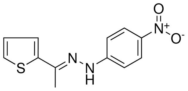 N-(4-NITRO-PHENYL)-N'-(1-THIOPHEN-2-YL-ETHYLIDENE)-HYDRAZINE