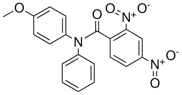 N-(4-METHOXY-PHENYL)-2,4-DINITRO-N-PHENYL-BENZAMIDE