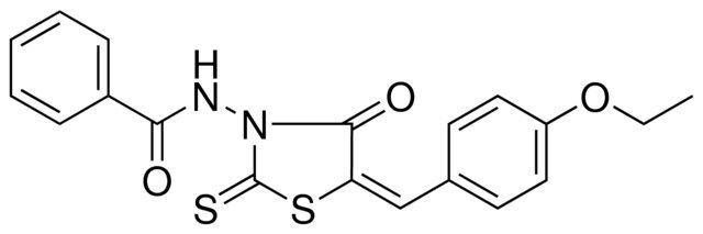 N-(5-(4-ETHOXY-BENZYLIDENE)-4-OXO-2-THIOXO-THIAZOLIDIN-3-YL)-BENZAMIDE