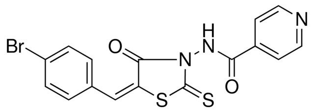 N-(5-(4-BROMO-BENZYLIDENE)-4-OXO-2-THIOXO-THIAZOLIDIN-3-YL)-ISONICOTINAMIDE