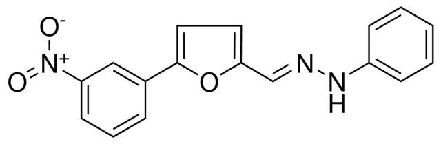 N-(5-(3-NITRO-PHENYL)-FURAN-2-YLMETHYLENE)-N'-PHENYL-HYDRAZINE