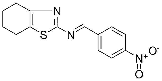 N-(4-NITROBENZYLIDENE)-4,5,6,7-TETRAHYDRO-1,3-BENZOTHIAZOL-2-AMINE