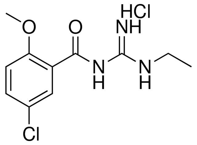 N-(5-CHLORO-2-METHOXY-BENZOYL)-N'-ETHYL-GUANIDINE, HYDROCHLORIDE