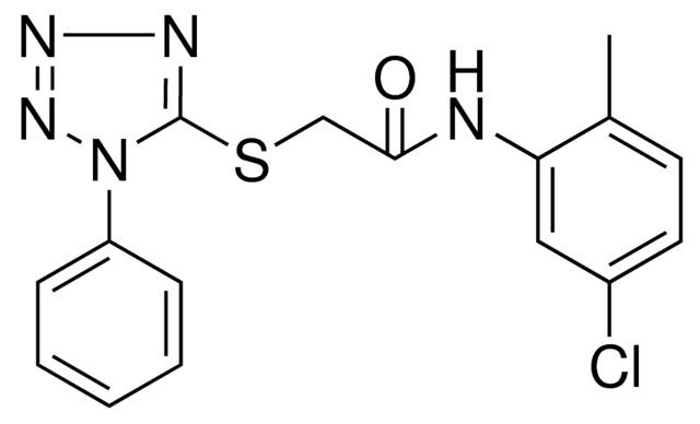 N-(5-CHLORO-2-METHYL-PHENYL)-2-(1-PHENYL-1H-TETRAZOL-5-YLSULFANYL)-ACETAMIDE