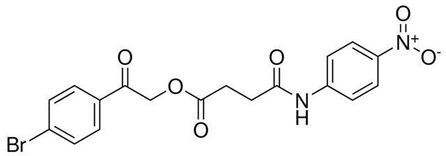 N-(4-NITRO-PHENYL)-SUCCINAMIC ACID 2-(4-BROMO-PHENYL)-2-OXO-ETHYL ESTER