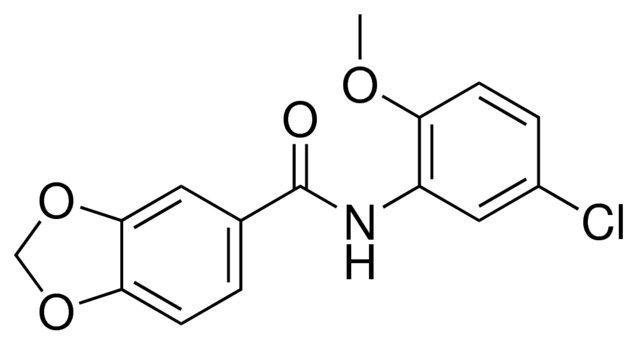 N-(5-CHLORO-2-METHOXYPHENYL)-1,3-BENZODIOXOLE-5-CARBOXAMIDE