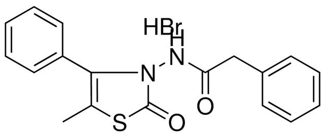 N-(5-METHYL-2-OXO-4-PHENYL-1,3-THIAZOL-3(2H)-YL)-2-PHENYLACETAMIDE HYDROBROMIDE