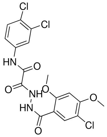 N-(5-CHLORO-2,4-DIMETHOXYBENZAMIDO)-N'-(3,4-DICHLOROPHENYL)OXAMIDE