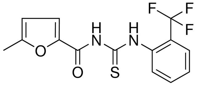 N-(5-METHYL-2-FUROYL)-N'-(2-(TRIFLUOROMETHYL)PHENYL)THIOUREA