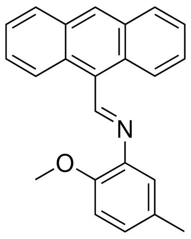 N-(9-ANTHRACENYLMETHYLENE)-2-METHOXY-5-METHYLANILINE