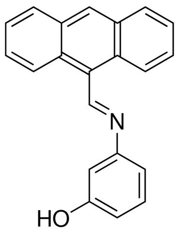 N-(9-ANTHRACENYLMETHYLENE)-3-HYDROXYANILINE