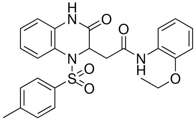 N-(2-ETHOXY-PH)-2-(3-OXO-1-(TOLUENE-4-SULFONYL)-4H-QUINOXALIN-2-YL)-ACETAMIDE