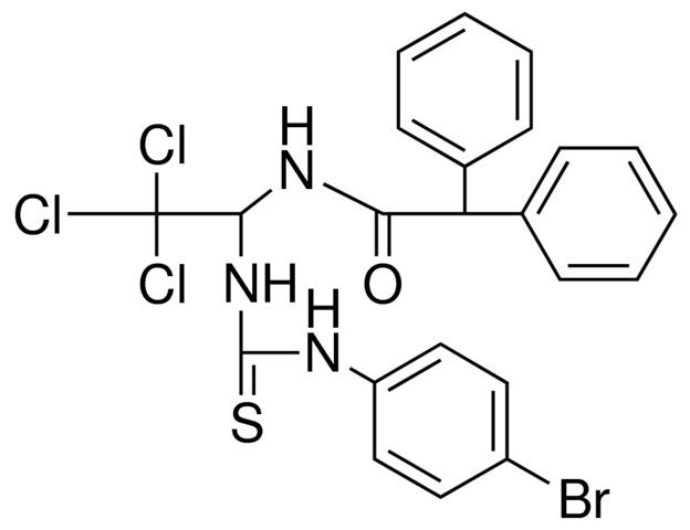 N-(1-(3-(4-BR-PHENYL)-THIOUREIDO)-2,2,2-TRICHLORO-ETHYL)-2,2-DIPHENYL-ACETAMIDE