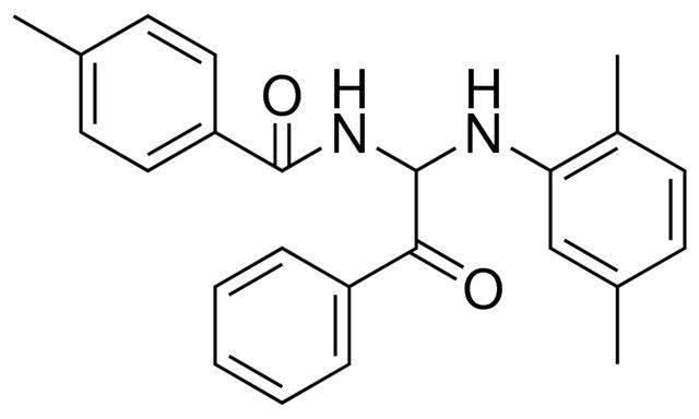 N-(1-(2,5-DIMETHYL-PHENYLAMINO)-2-OXO-2-PHENYL-ETHYL)-4-METHYL-BENZAMIDE