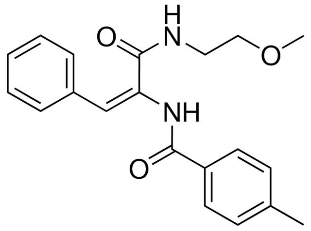 N-(1-(2-METHOXY-ETHYLCARBAMOYL)-2-PHENYL-VINYL)-4-METHYL-BENZAMIDE