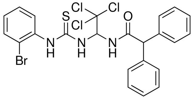 N-(1-(3-(2-BR-PHENYL)-THIOUREIDO)-2,2,2-TRICHLORO-ETHYL)-2,2-DIPHENYL-ACETAMIDE