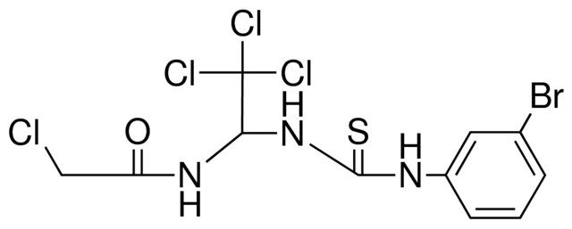 N-(1-(3-(3-BROMO-PHENYL)-THIOUREIDO)-2,2,2-TRICHLORO-ETHYL)-2-CHLORO-ACETAMIDE