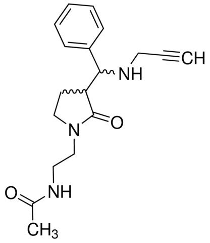 <i>N</i>-(2-{2-Oxo-3-[phenyl(2-propynylamino)methyl]-1-pyrrolidinyl}ethyl)acetamide