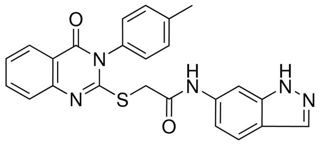 N-(1H-INDAZOL-6-YL)-2-{[3-(4-METHYLPHENYL)-4-OXO-3,4-DIHYDRO-2-QUINAZOLINYL]SULFANYL}ACETAMIDE