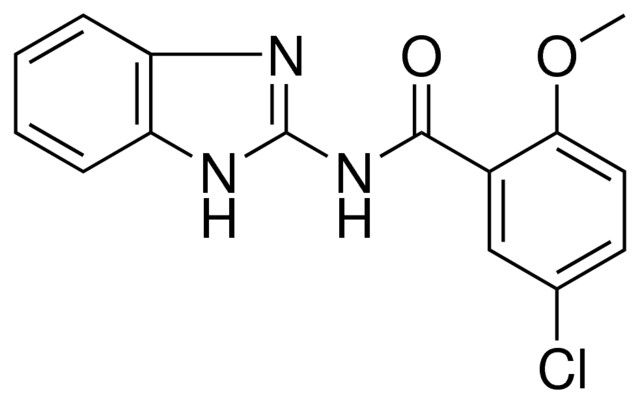 N-(1H-BENZIMIDAZOL-2-YL)-5-CHLORO-2-METHOXYBENZAMIDE