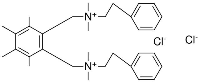 N-(2-{[DIMETHYL(2-PHENYLETHYL)AMMONIO]METHYL}-3,4,5,6-TETRAMETHYLBENZYL)-N,N-DIMETHYL-2-PHENYLETHANAMINIUM DICHLORIDE