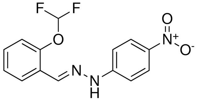 N-(2-DIFLUOROMETHOXY-BENZYLIDENE)-N'-(4-NITRO-PHENYL)-HYDRAZINE