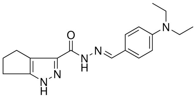 N'-{(E)-[4-(DIETHYLAMINO)PHENYL]METHYLIDENE}-1,4,5,6-TETRAHYDROCYCLOPENTA[C]PYRAZOLE-3-CARBOHYDRAZIDE