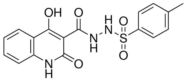 N'-[(4-HYDROXY-2-OXO-1,2-DIHYDRO-3-QUINOLINYL)CARBONYL]-4-METHYLBENZENESULFONOHYDRAZIDE