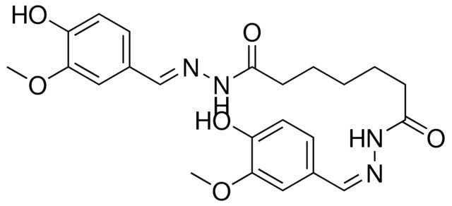 N'(1),N'(7)-BIS(4-HYDROXY-3-METHOXYBENZYLIDENE)HEPTANEDIHYDRAZIDE