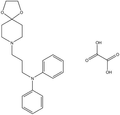 N-[3-(1,4-dioxa-8-azaspiro[4.5]dec-8-yl)propyl]-N-phenylaniline oxalate