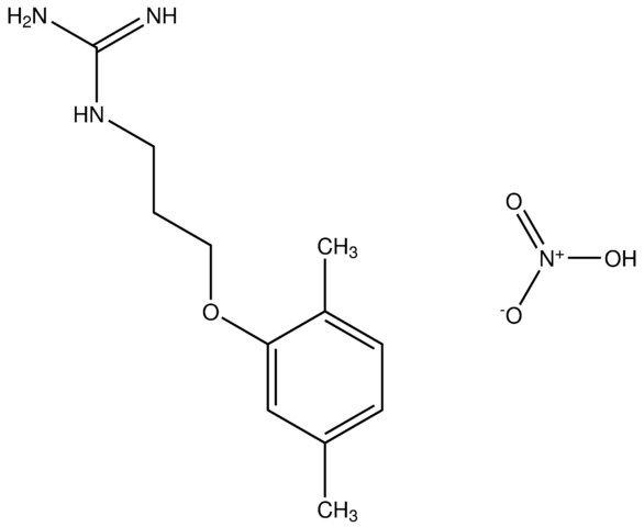 N-[3-(2,5-dimethylphenoxy)propyl]guanidine, nitrate salt