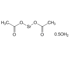 Strontium acetate hemihydrate