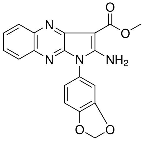 ME 2-AMINO-1-(1,3-BENZODIOXOL-5-YL)-1H-PYRROLO(2,3-B)QUINOXALINE-3-CARBOXYLATE