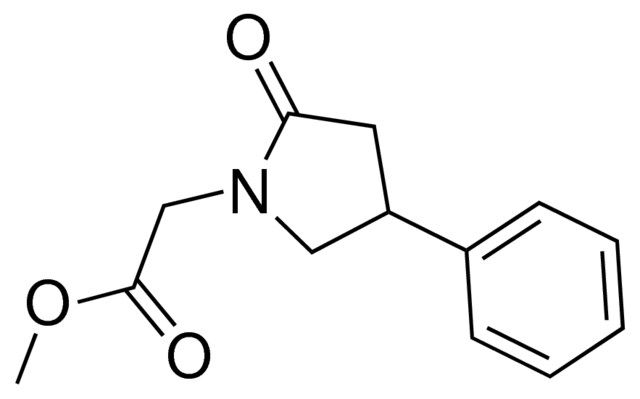 methyl (2-oxo-4-phenyl-1-pyrrolidinyl)acetate