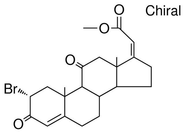 methyl (2alpha,17Z)-2-bromo-3,11-dioxopregna-4,17-dien-21-oate