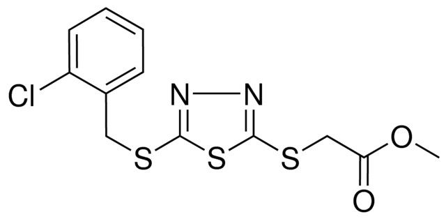 METHYL ((5-((2-CHLOROBENZYL)THIO)-1,3,4-THIADIAZOL-2-YL)THIO)ACETATE