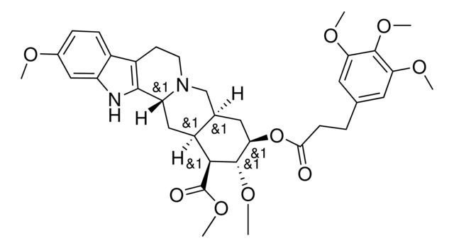 Methyl (3,16,17,18,20)-11,17-dimethoxy-18-{[3-(3,4,5-trimethoxyphenyl)propanoyl]oxy}yohimban-16-carboxylate