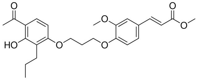 ME 3-(4-(3-(4-ACETYL-3-HYDROXY-2-PROPYLPHENOXY)PROPOXY)-3-METHOXYPHENYL)ACRYLATE