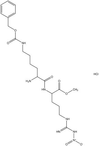 methyl 2-[(2-amino-6-{[(benzyloxy)carbonyl]amino}hexanoyl)amino]-5-{[imino(2-oxido-2-oxohydrazino)methyl]amino}pentanoate hydrochloride