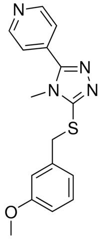 ME 3-(((4-METHYL-5-(4-PYRIDINYL)-4H-1,2,4-TRIAZOL-3-YL)THIO)METHYL)PHENYL ETHER