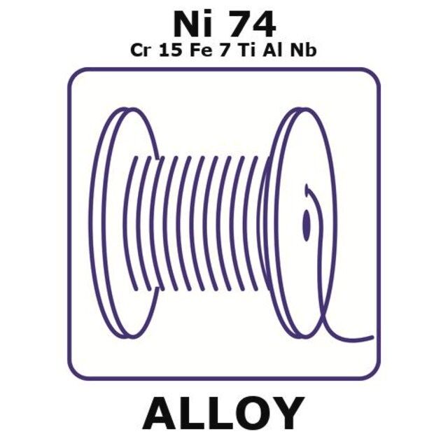 Inconel<sup>®</sup> X750-heat resisting alloy, Ni74Cr15Fe7TiAlNb